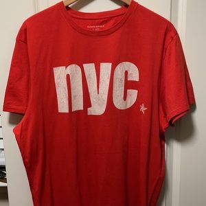 Banana Republic Red “NYC” T-Shirt size XL